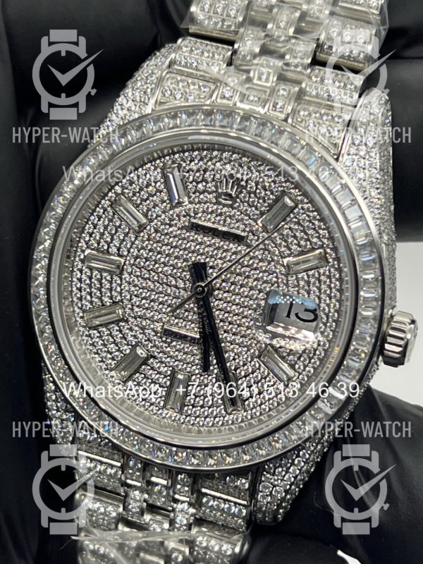 Товар Rolex DateJust 41mm 126300 Custom Diamonds Steel Фото 2 - Rolex DateJust 41mm 126300 Custom Diamonds Steel