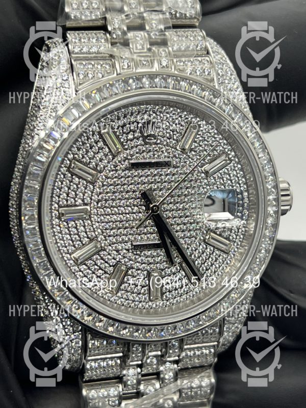 Товар Rolex DateJust 41mm 126300 Custom Diamonds Steel Фото 4 - Rolex DateJust 41mm 126300 Custom Diamonds Steel