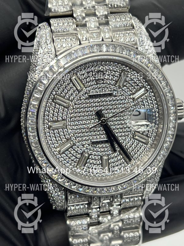 Товар Rolex DateJust 41mm 126300 Custom Diamonds Steel Фото 7 - Rolex DateJust 41mm 126300 Custom Diamonds Steel