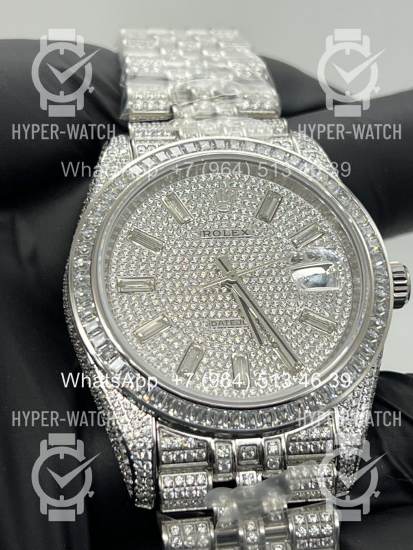 Товар Rolex DateJust 41mm 126300 Custom Diamonds Steel Фото 8 - Rolex DateJust 41mm 126300 Custom Diamonds Steel