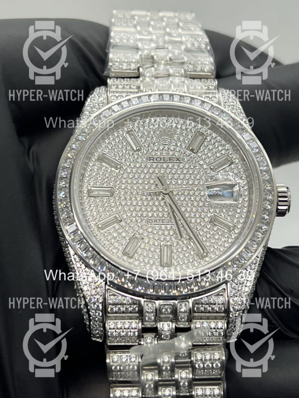 Товар Rolex DateJust 41mm 126300 Custom Diamonds Steel Фото 9 - Rolex DateJust 41mm 126300 Custom Diamonds Steel