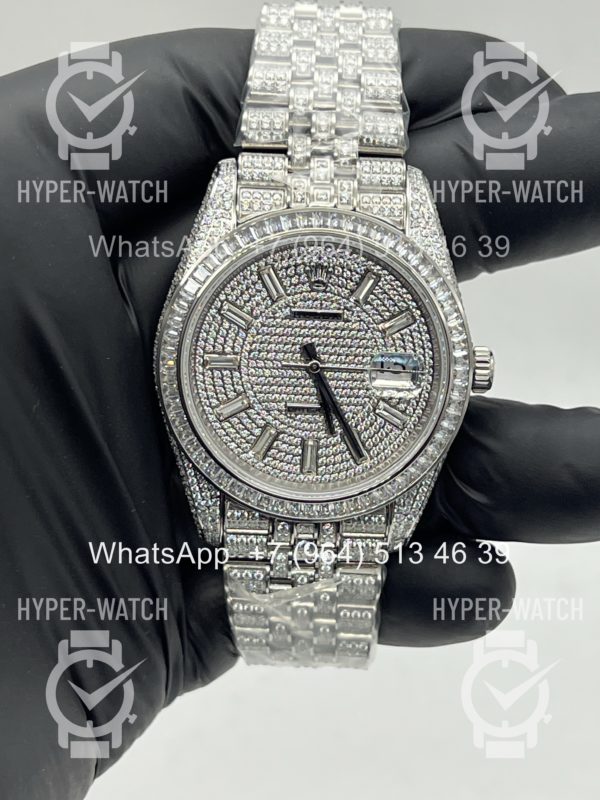 Товар Rolex DateJust 41mm 126300 Custom Diamonds Steel Фото 10 - Rolex DateJust 41mm 126300 Custom Diamonds Steel