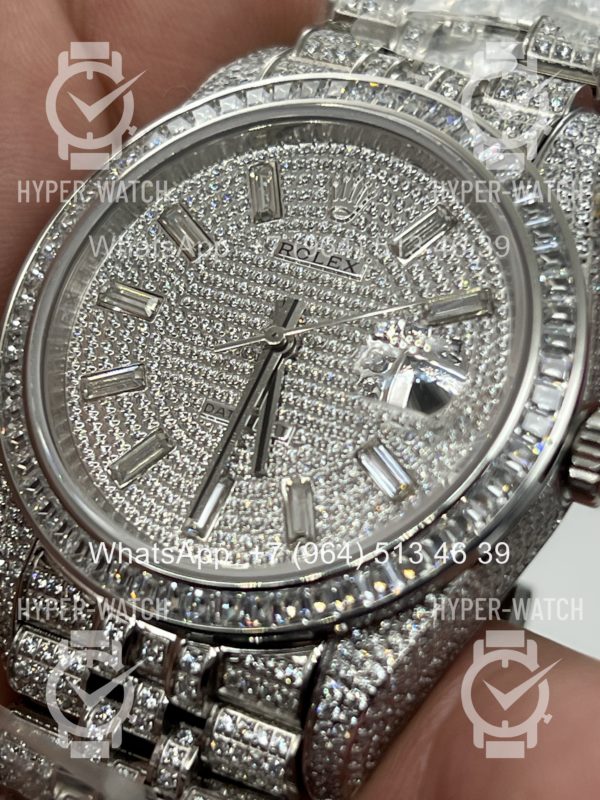 Фото 5 - Rolex DateJust 41mm 126300 Custom Diamonds Steel Art 11314