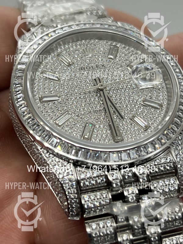 Фото 8 - Rolex DateJust 41mm 126300 Custom Diamonds Steel Art 11314