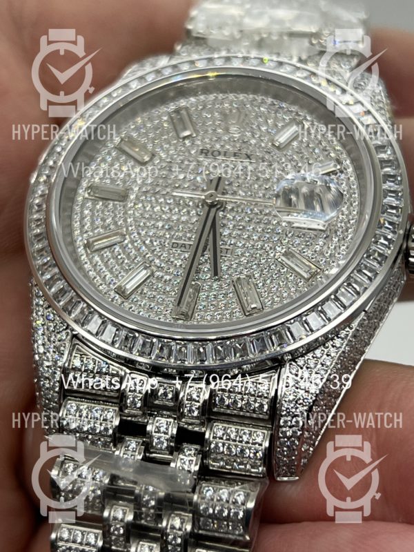 Фото 9 - Rolex DateJust 41mm 126300 Custom Diamonds Steel Art 11314