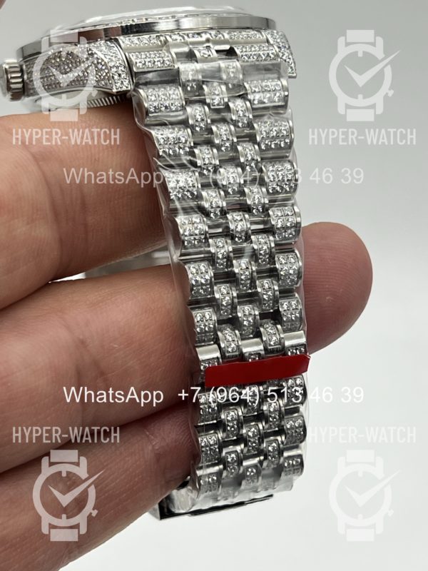 Фото 20 - Rolex DateJust 41mm 126300 Custom Diamonds Steel Art 11314