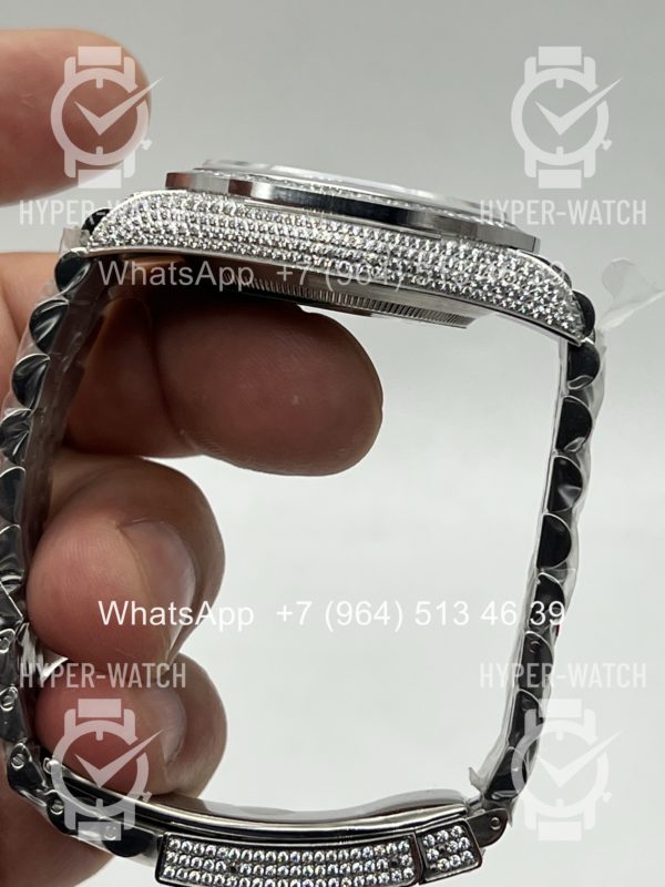 Фото 21 - Rolex DateJust 41mm 126300 Custom Diamonds Steel Art 11314