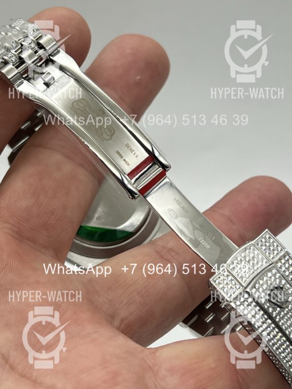 Фото 27 - Rolex DateJust 41mm 126300 Custom Diamonds Steel Art 11314