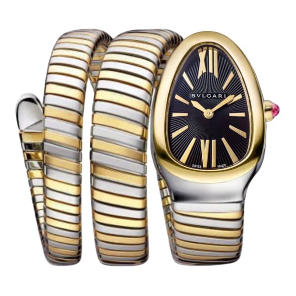 Фото 1 - Bvlgari Serpenti Tubogas 35mm Black Steel Art 11594