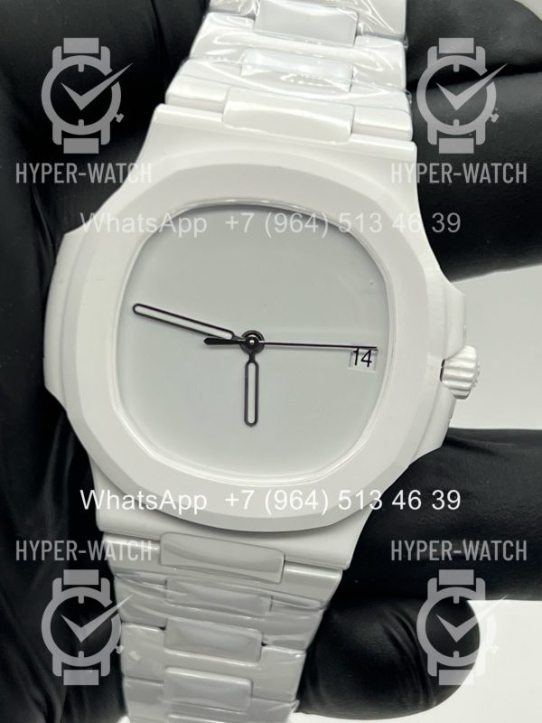 Товар Patek Philippe Nautilus 40mm 5711 White Ceramic Фото 2 - Patek Philippe Nautilus 40mm 5711 White Ceramic