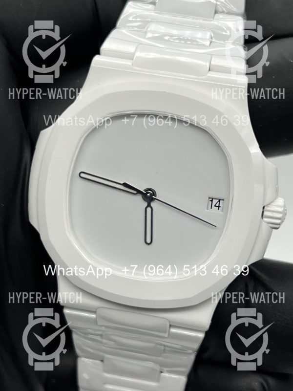 Товар Patek Philippe Nautilus 40mm 5711 White Ceramic Фото 4 - Patek Philippe Nautilus 40mm 5711 White Ceramic