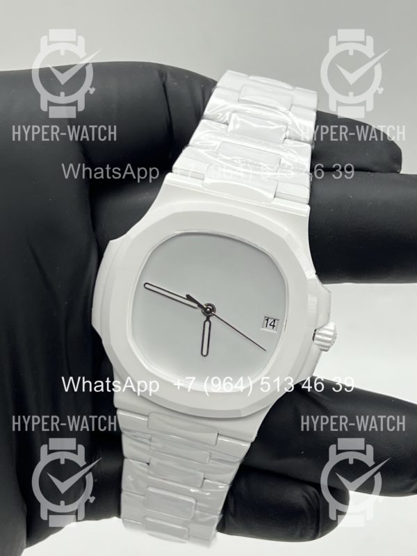 Товар Patek Philippe Nautilus 40mm 5711 White Ceramic Фото 5 - Patek Philippe Nautilus 40mm 5711 White Ceramic