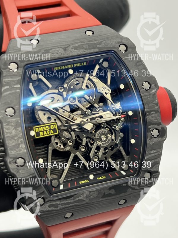 Фото 4 - Richard Mille RM 035-01 Rafa Black Red Art 11553