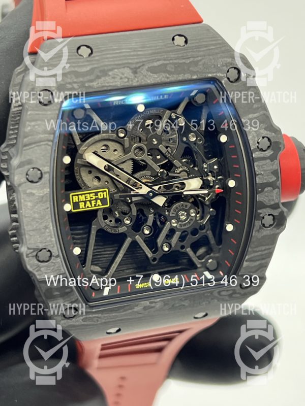 Фото 9 - Richard Mille RM 035-01 Rafa Black Red Art 11553