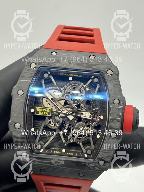 Фото 10 - Richard Mille RM 035-01 Rafa Black Red Art 11553