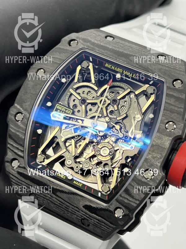 Товар Richard Mille RM 035-02 Rafa Carbon Black White Art 11546 Фото 6 - Richard Mille RM 035-02 Rafa Carbon Black White Art 11546