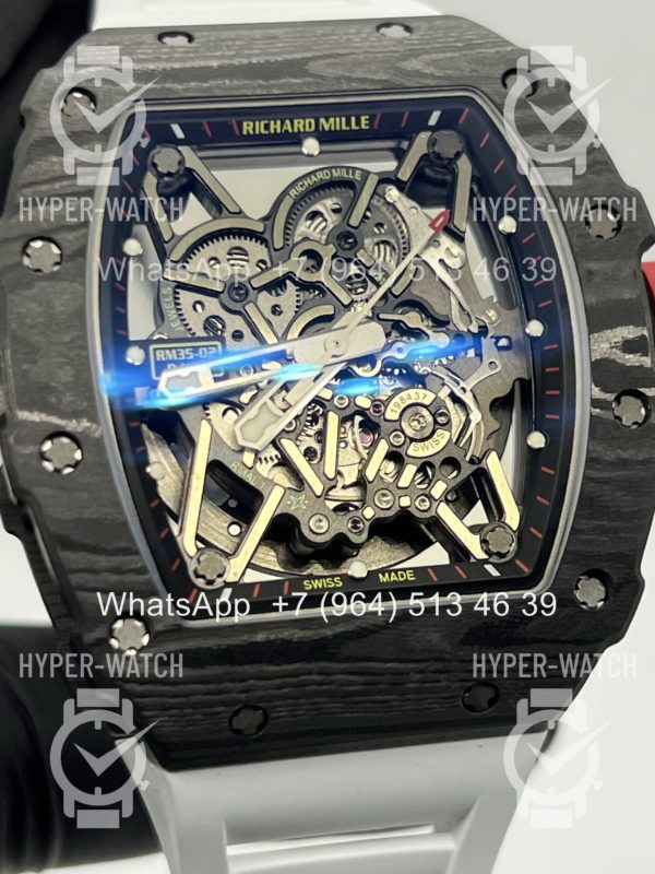 Товар Richard Mille RM 035-02 Rafa Carbon Black White Art 11546 Фото 10 - Richard Mille RM 035-02 Rafa Carbon Black White Art 11546
