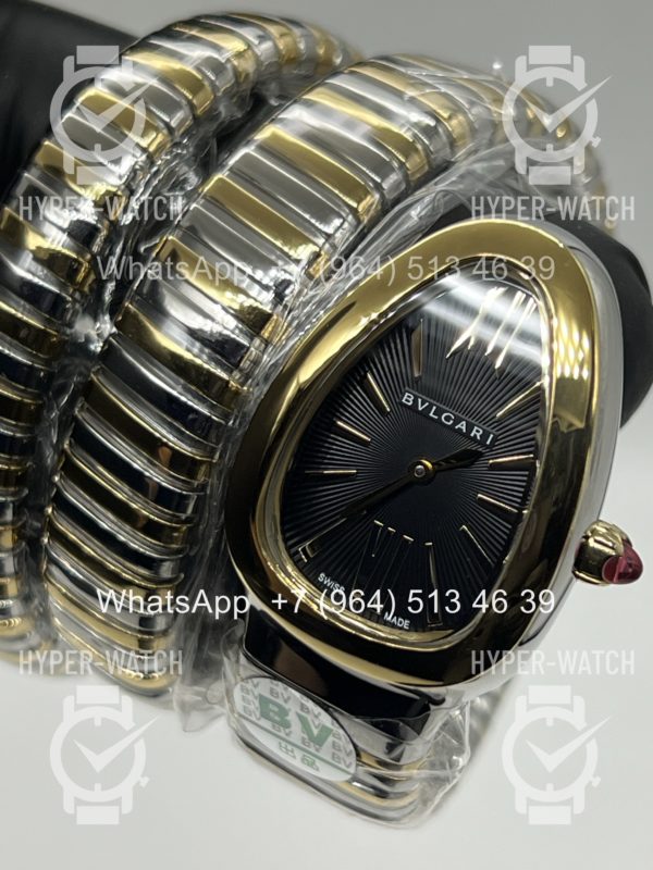 Фото 3 - Bvlgari Serpenti Tubogas 35mm Black Steel Art 11594