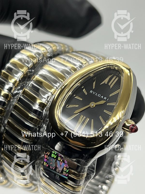 Фото 4 - Bvlgari Serpenti Tubogas 35mm Black Steel Art 11594