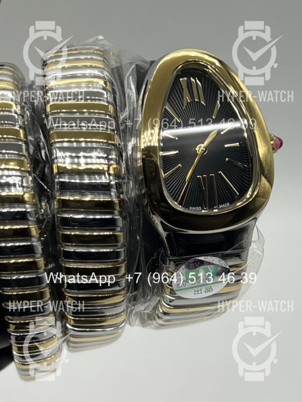 Фото 7 - Bvlgari Serpenti Tubogas 35mm Black Steel Art 11594