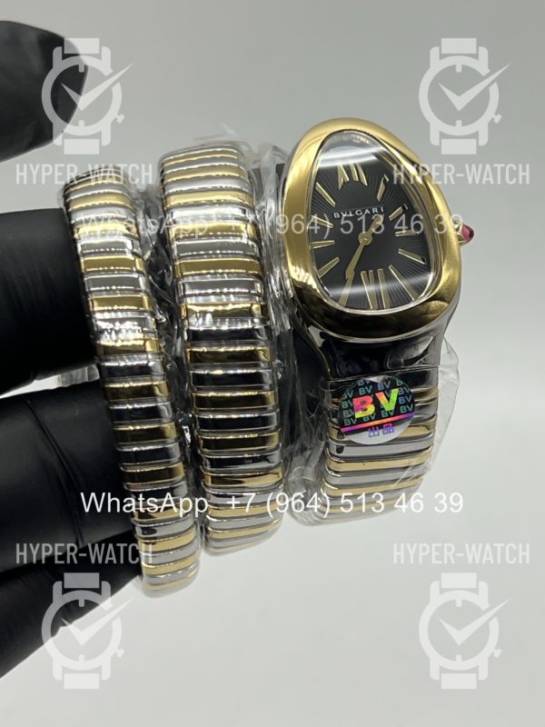Фото 9 - Bvlgari Serpenti Tubogas 35mm Black Steel Art 11594
