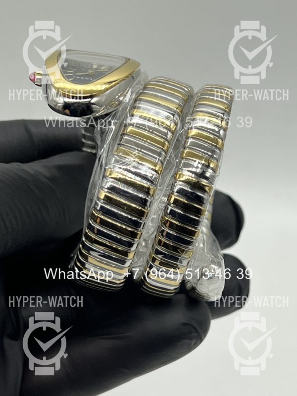 Фото 17 - Bvlgari Serpenti Tubogas 35mm Black Steel Art 11594