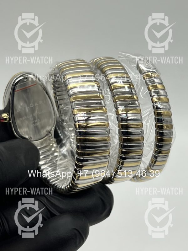 Фото 18 - Bvlgari Serpenti Tubogas 35mm Black Steel Art 11594