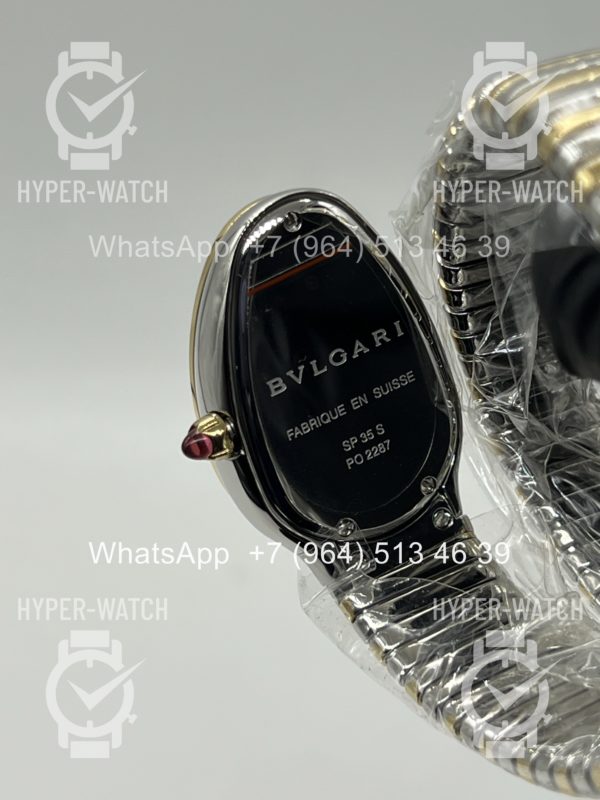 Фото 19 - Bvlgari Serpenti Tubogas 35mm Black Steel Art 11594