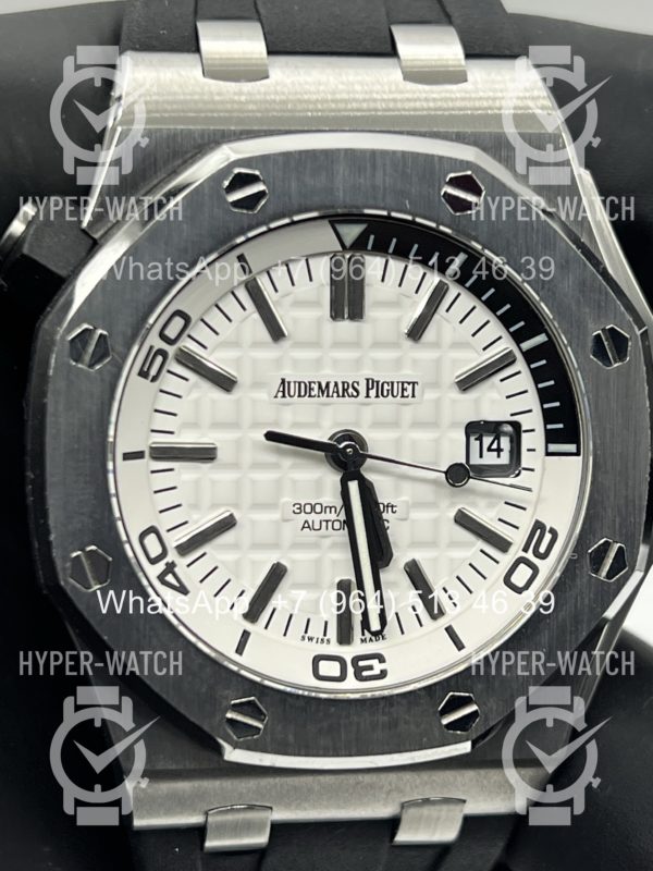 Товар Audemars Piguet Royal Oak Offshore Diver 15710ST.OO.A002CA.02 White Фото 3 - Audemars Piguet Royal Oak Offshore Diver 15710ST.OO.A002CA.02 White