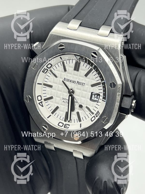 Товар Audemars Piguet Royal Oak Offshore Diver 15710ST.OO.A002CA.02 White Фото 7 - Audemars Piguet Royal Oak Offshore Diver 15710ST.OO.A002CA.02 White