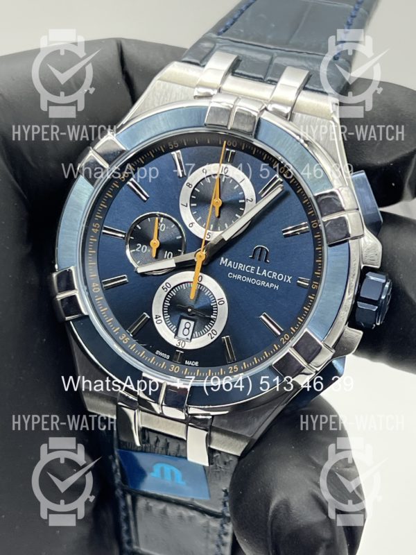 Фото 7 - Maurice Lacroix Aikon Chronograph 44mm AI1018-SS001-432-4 Steel
