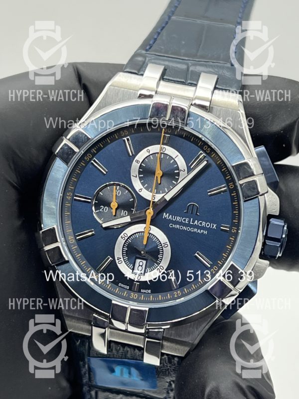 Фото 9 - Maurice Lacroix Aikon Chronograph 44mm AI1018-SS001-432-4 Steel