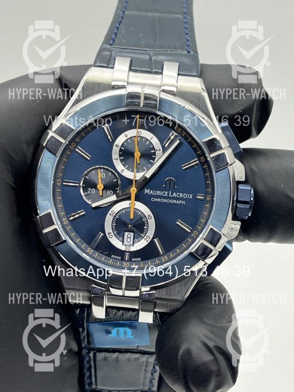 Фото 11 - Maurice Lacroix Aikon Chronograph 44mm AI1018-SS001-432-4 Steel