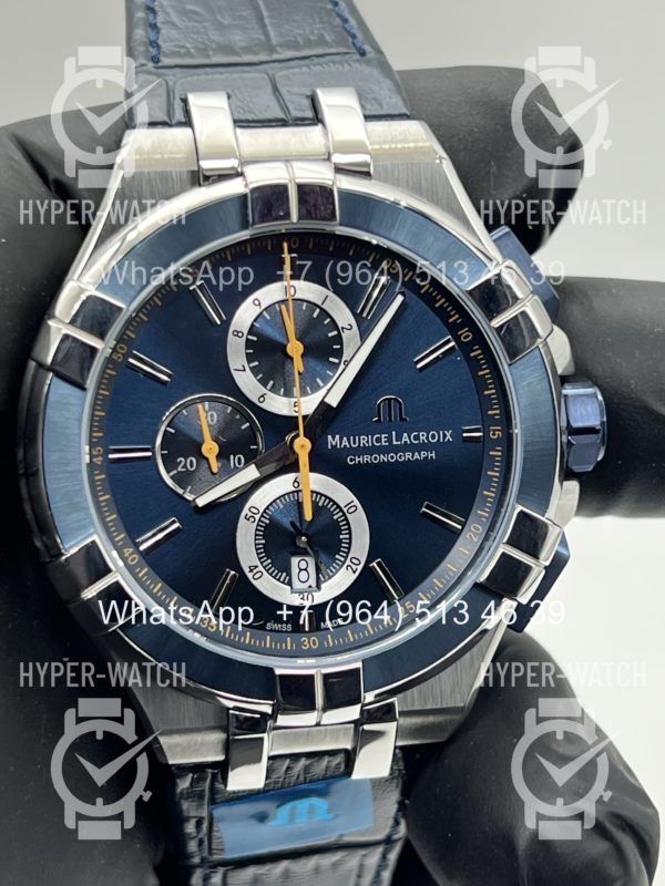 Фото 12 - Maurice Lacroix Aikon Chronograph 44mm AI1018-SS001-432-4 Steel