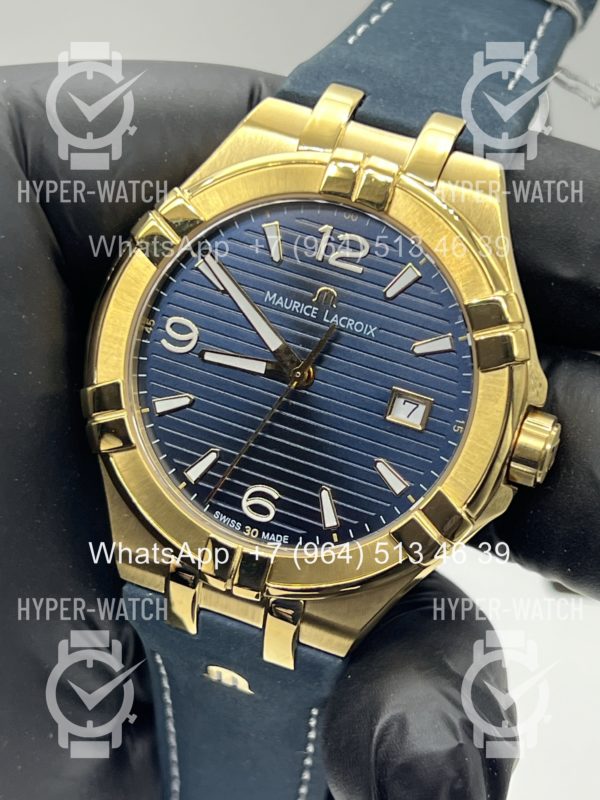 Товар Maurice Lacroix Aikon 44mm AI1028-BRZ01-420-1 Blue Фото 3 - Maurice Lacroix Aikon 44mm AI1028-BRZ01-420-1 Blue