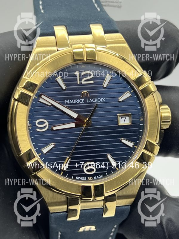 Товар Maurice Lacroix Aikon 44mm AI1028-BRZ01-420-1 Blue Фото 5 - Maurice Lacroix Aikon 44mm AI1028-BRZ01-420-1 Blue