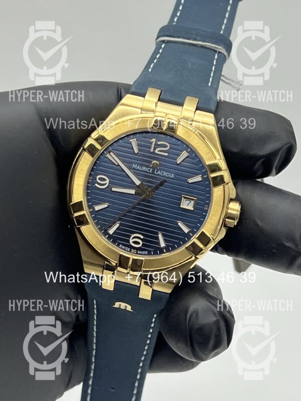 Товар Maurice Lacroix Aikon 44mm AI1028-BRZ01-420-1 Blue Фото 6 - Maurice Lacroix Aikon 44mm AI1028-BRZ01-420-1 Blue