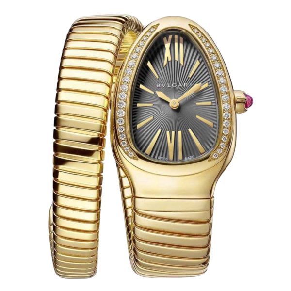 Фото 1 - Bvlgari Serpenti Tubogas 35mm Yellow Grey Art 11747