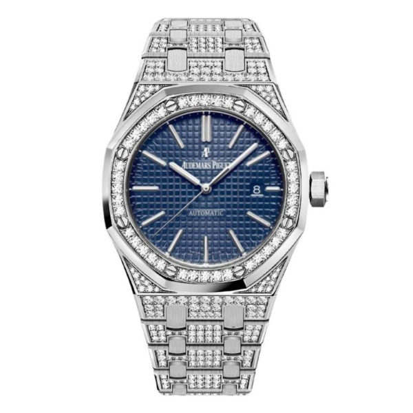 Товар Audemars Piguet Royal Oak 41mm Diamond Blue Art 11957 Фото 1 - Audemars Piguet Royal Oak 41mm Diamond Blue Art 11957