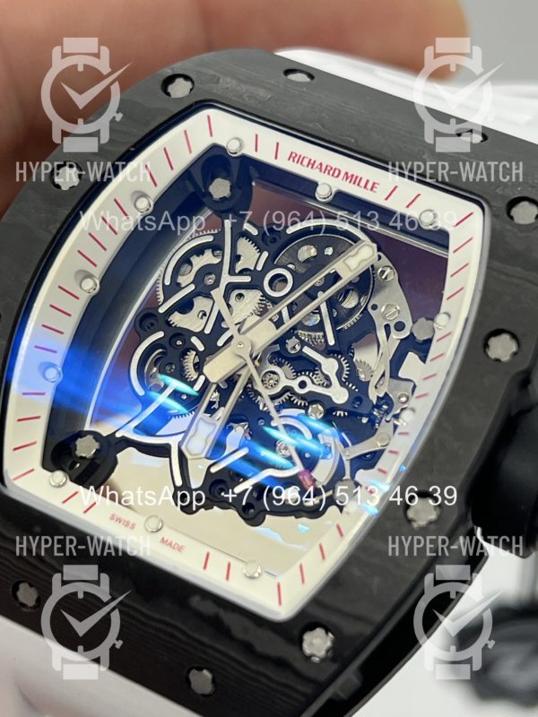 Фото 6 - Richard Mille RM 055 Carbon Black White Art 11982