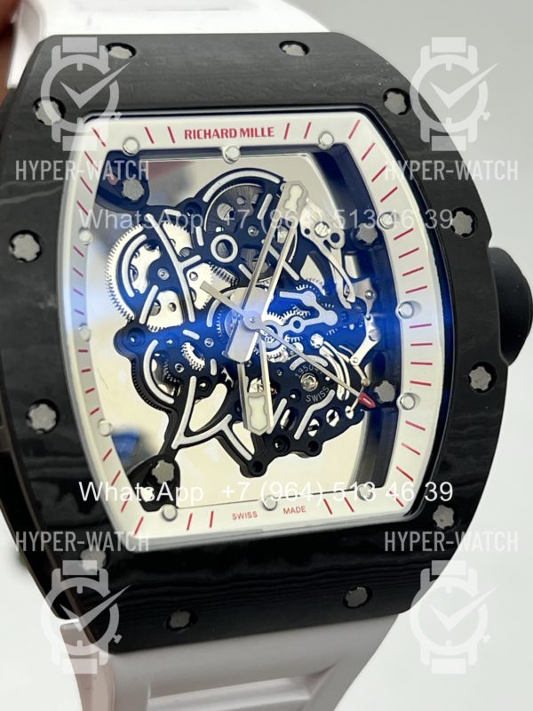 Фото 8 - Richard Mille RM 055 Carbon Black White Art 11982