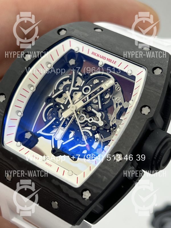 Фото 12 - Richard Mille RM 055 Carbon Black White Art 11982
