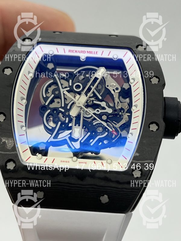 Фото 14 - Richard Mille RM 055 Carbon Black White Art 11982