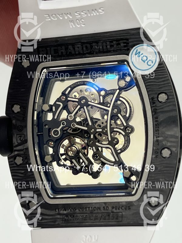 Фото 29 - Richard Mille RM 055 Carbon Black White Art 11982