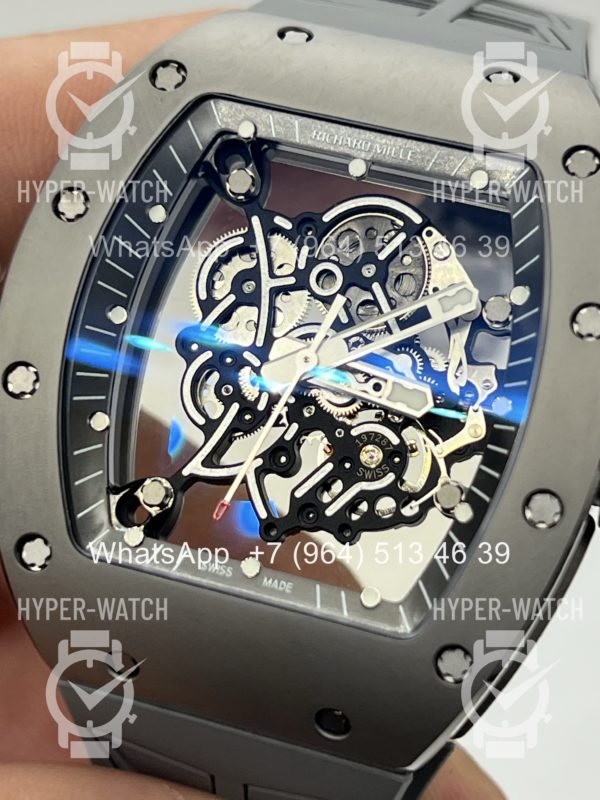 Фото 3 - Richard Mille RM 055 Ti Grey Art 11981