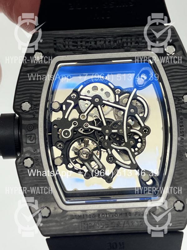 Товар Richard Mille RM 055 Carbon Black Art 11980 Фото 24 - Richard Mille RM 055 Carbon Black Art 11980
