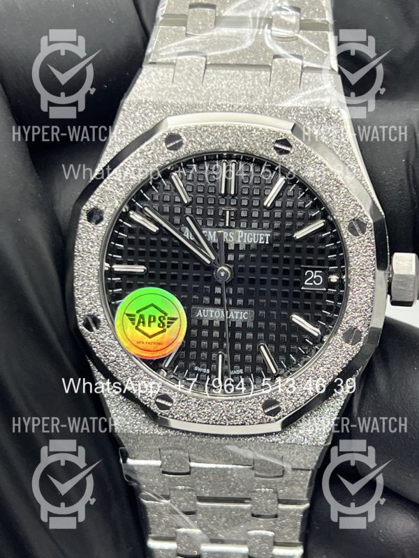 Фото 9 - Audemars Piguet Royal Oak 37mm 15454BC.GG.1259BC.01 Frosted