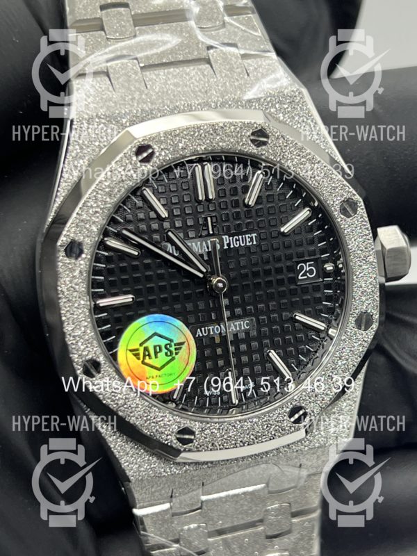 Фото 10 - Audemars Piguet Royal Oak 37mm 15454BC.GG.1259BC.01 Frosted