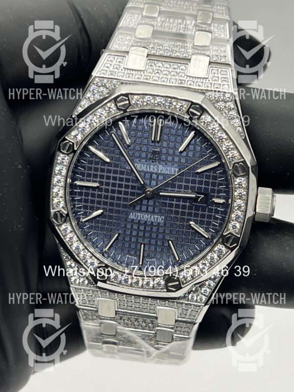 Товар Audemars Piguet Royal Oak 41mm Diamond Blue Art 11957 Фото 8 - Audemars Piguet Royal Oak 41mm Diamond Blue Art 11957