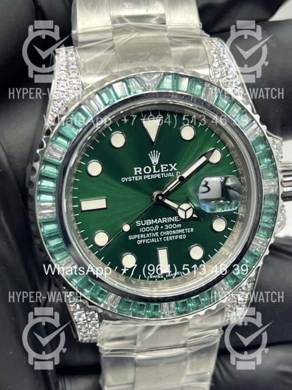 Товар Rolex Submariner 40mm Diamond Green 116619 Art 11742 Фото 2 - Rolex Submariner 40mm Diamond Green 116619 Art 11742